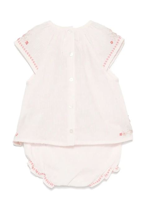 Completo a Righe Rosa Con Ricamo Floreale TARTINE ET CHOCOLAT | CA3700031